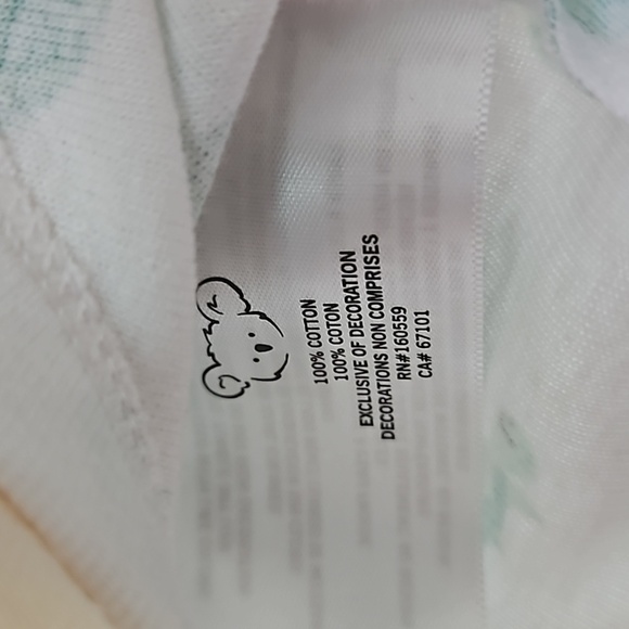 Koala Baby 4 Pack Sea Turtle Cotton Bodysuit Set NWT 0-3 Months - Picture 9 of 9